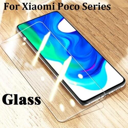 For Xiaomi Poco X2 F2 M2 Pro X3 NFC Tempered Glass 9H 2.5D Premium Screen Protector Film For Redmi K30 K30i Pro Zoom 5G Racing