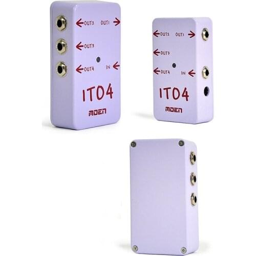 Electrical Guitar effects AB box chanel select one input to 2 or 4 output no tone losing Moen effect pedal