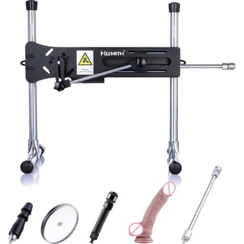 Hismith Premium Extremely Quiet Sex Machine Kliclok Free Big Dildo Holder Vibrator Automatic Sex Pumping Gun Intimate goods