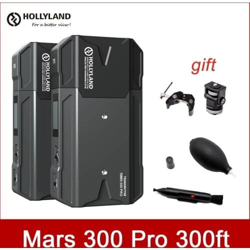 Hollyland Mars 300 Pro Wireless Transmission System 300Pro 300ft Dual HDMI-compatible HD Video Receiver Transimitter For Camera