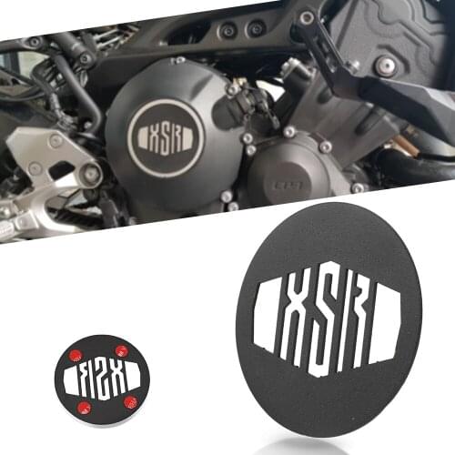 Powder Coated Motorcycle Clutch Cover Top Black Silver For Yamaha XSR XSR900 XSR 900 2016 2017 2018 2019 2020 2021