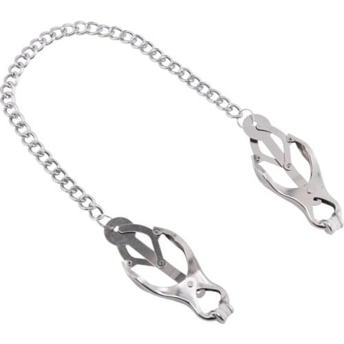 MaryXiong Strong Nipple Clamps Adjustable Breast Labia Clips Clit Clamp Sex Toys Product for Couple Women Fetish Adult Game