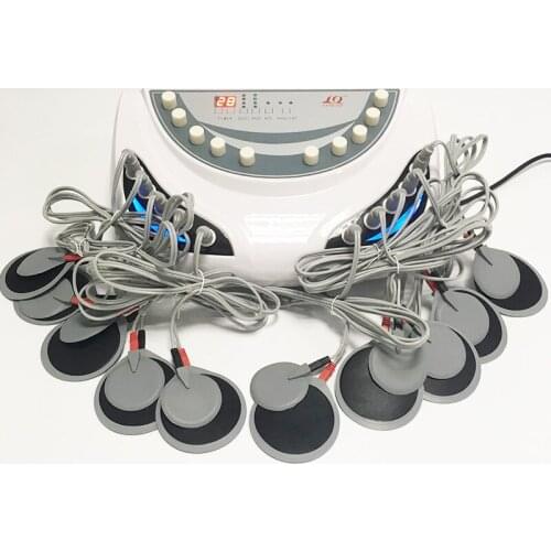 Microcurrent Massager Electric Tens Muscle Simulator Full Body Therapy Relax Massage 20 Pads EMS Health Care Machine