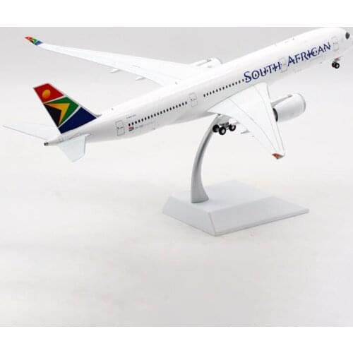 1:200 Scale A350-900 ZS-SDC Aircraft Model South African Airlines Die-cast Alloy Aircraft Collection Model Static Ornaments Toys