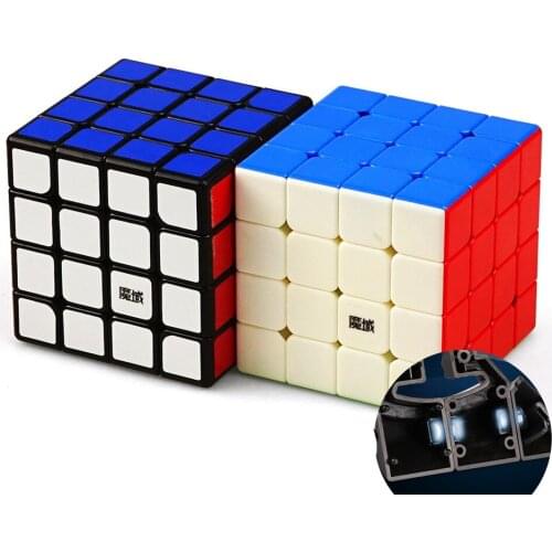 Moyu Aosu GTS2M MoYu GTS2 4x4x4 Cube and V2 4x4 Magnetic Cube Puzzle Professional Aosu GTS 2 M Speed Cube Educational Kid Toys