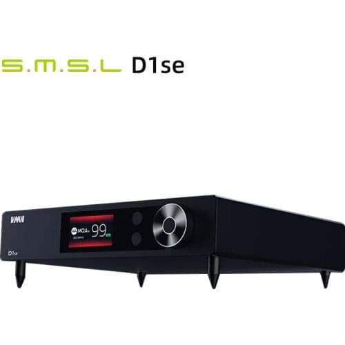 SMSL VMV D1se MQA Audio DAC 768kHz 32bit Bluetooth 5.0 USB Optical Coaxial RCA DSD512 ES9038PRO Decoder With Remote Control