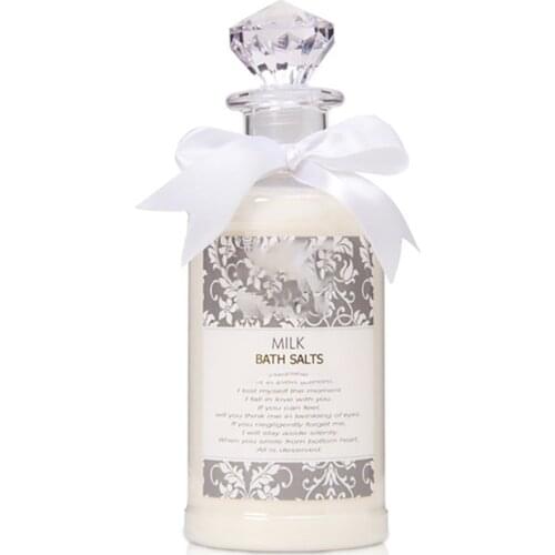 Milk Flavours Bath Salt Exfoliating Body Skin Care Foot Bath Moisturize Stress Relief Salt Deep Clean Whitening for Men Women