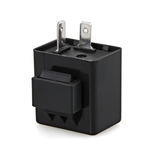 Turn Signal Flasher Blinker Relay 12V 2 Pin for Motorcycle LED Indicator Light