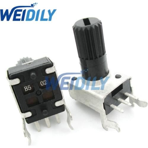 10PCS RV09 Vertical Potentiometer 1K 5K 10K 50K 100K WH09 0932 Adjustable Resistor 3pin Seal Potentiometers Variable Resistors