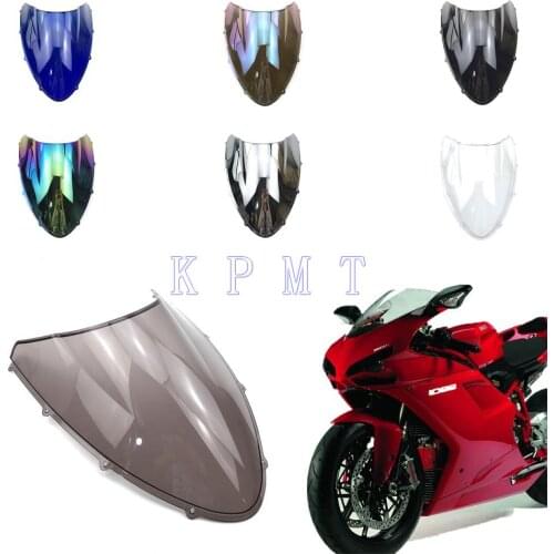 Motorcycle Windshield Windscreen Double Bubble For DUCATI 848 1098 1198