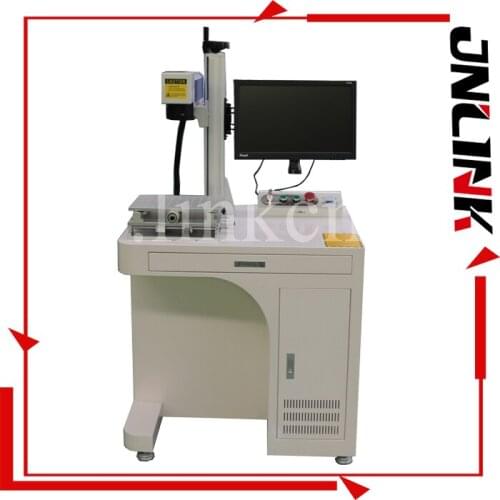 Fiber laser marking machine with Raycus 20W for metal plastic