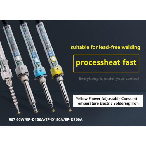 CZ high-power adjustable constant temperature electric soldering iron. EP-D100 60W 100W 150w 200W Soldering Tool 220v