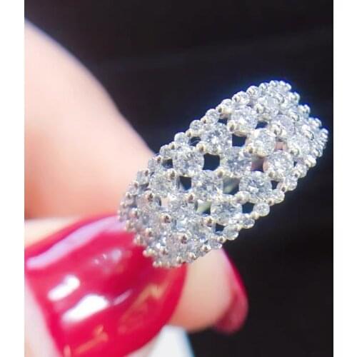 Elegant ring AAAAA cz 925 Sterling silver Engagement Wedding Rings for women Bridal Statement Fine Party Jewelry Gift