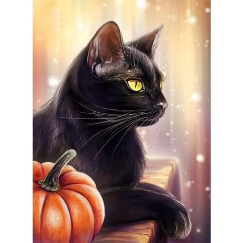 Animal Cat Printed 11CT Cross Stitch Complete Kit DIY Embroidery DMC Threads Handiwork Sewing Needlework Knitting Different