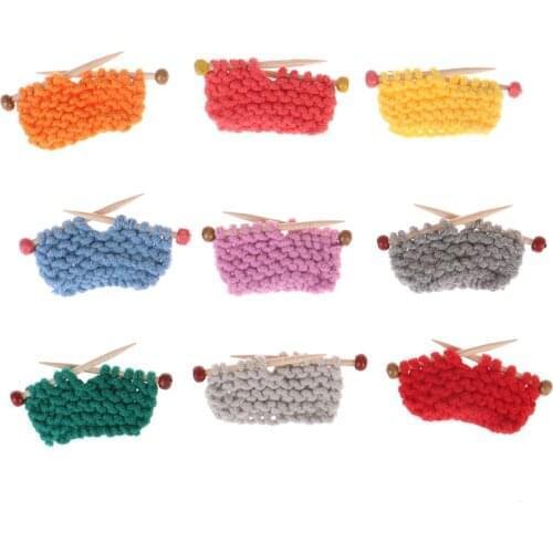 1:6 1:12 Handmade Dollhouse Miniature Dolls Accessories Clothes Sweater for Mini Doll Knitted Woven Tops