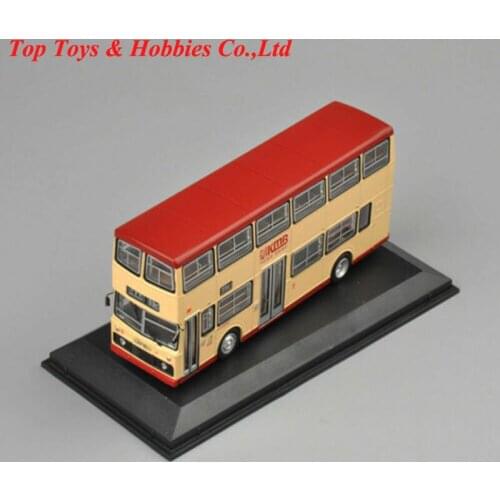 1/76 Hongkong 11cm Road Bus Model Christmas Toys Double Decker Bus KMB Vehicles