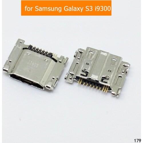 2pcs/lot for Samsung Galaxy S3 S III i9300 USB Charging Connector Charger Port Socket Flex Cable Replacement Repair Parts