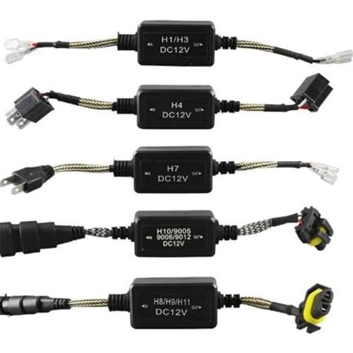 2Pcs Car Led Canbus Decoder for H4 H7 H10 H11 9005 HB3 9006 HB4 H1 H3 h8 h9 9012 HIR2 Headlight Car Warning Canceller Error Free