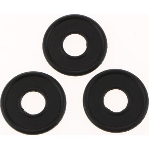 50Pcs 12mm Oil Drain Plug Crush Washer Gaskets Fits For GM Saturn 21007240 M12 (Black)