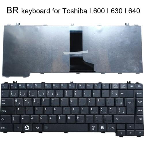 BR Brazilian Laptop Keyboard Brazil for Toshiba Satellite L600 L630 L635 L640 L645 C600 C640 C645 L700 L730 L745 L635 L640D NEW