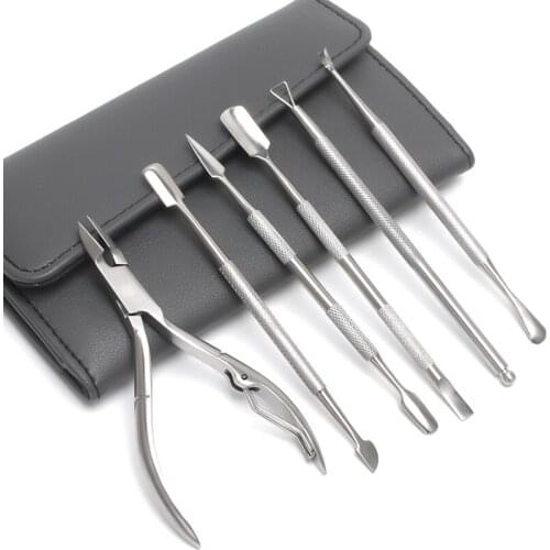 6Pcs/setNew Toe Nail Clippers Nail Correction Nippers Clipper Cutters Dead Skin Dirt Remover Pedicure Care Tool