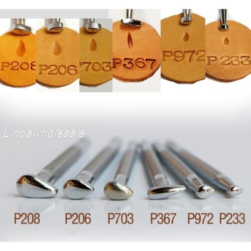 Leather carving tool Japanese craft draft printing tool P208/P206/P233/P703/P972/P367