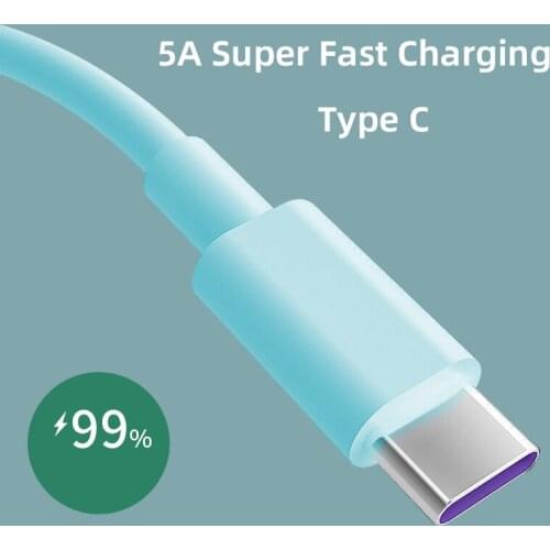 USB Type C Cable For Samsung S20 S10 Fast Charging USB-C Data Cable For Xiaomi Redmi K30 mi 9 Pro Mobile Phone USBC Type-C Cable