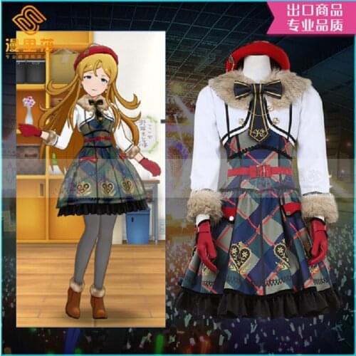 Anime MILLION THEATER Little Candy Cosplay customize Akane Ibuki Karen Dress Halloween Concert uniform full sets