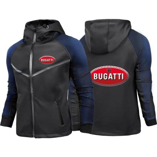 Bugatti Car Logo Custom Summer Racing Suit Mesh Breathable Racing Jacket Riding Suit Plus Waterproof Inner Car Suit Jackets