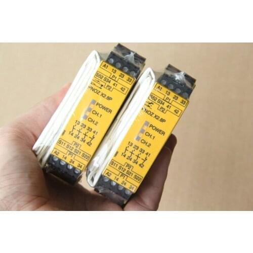 NEW&ORIGINAL ORIGINAL SAFETY RELAY PNOZ X2.8P 24VACDC 3n/o 1n/c 777301