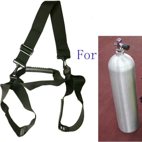 Scuba Diving Tank Air Cylinder Transport Carry Shoulder Strap Carrier Holder with Handle