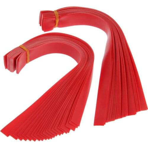 10PS 0.65mm/0.7mm Thickness Slingshots Flat Rubber Band Hunting Slingshot Replacement Elastic Part Fitness Bungee Catapult 25cm