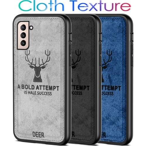 Luxury fabric shockproof phone case for samsung galaxy s21 ultra cover samsun s 21 plus 21ultra funda Tpu frame phone shell 2021