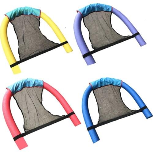 Foldable Inflatable Foating Bed Float Lounger Net Cover Swimming Pool Water Hammock Mattress Beach Lounger Floating Sleeping Pad