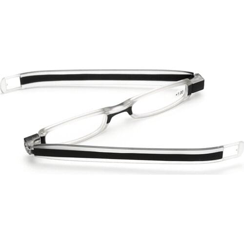 Men Women Folding Reading Glasses Unisex 360 Degree Rotation Presbyopic Foldable Eyeglass