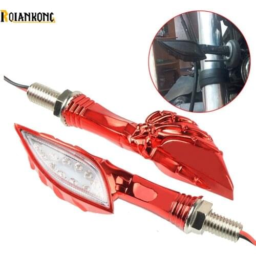 Universal Motorcycle LED Flashing Turn Signal Light Led Indicator Light FOR Honda 250 600 900 CB400 VTEC400 CB-1 VTR250 MSX125