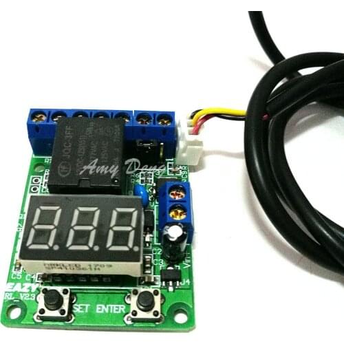 Waterproof DS18B20 temperature probe thermostat voltage relay smart thermostats timer switch