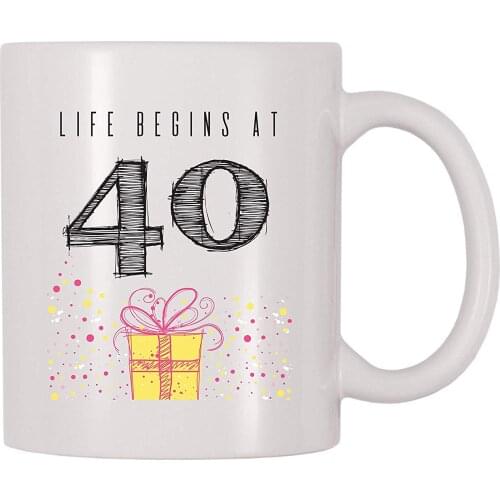 Life Begins At 40 Coffee Mug (11 oz)