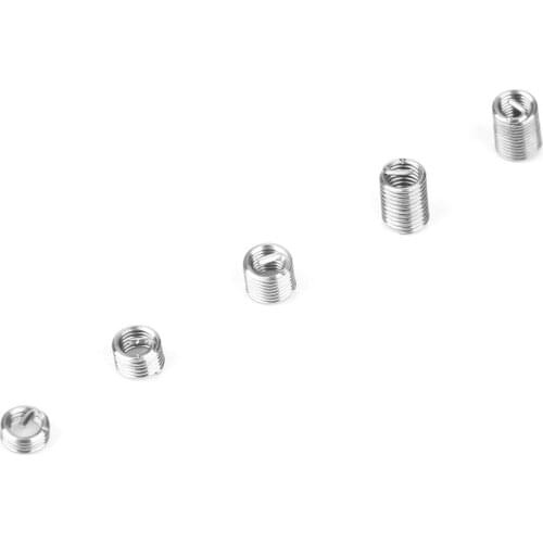 100Pcs M3x0.5x1D/1.5D/2D/2.5D/3D Coiled Wire Insert Stainless Steel Helical Screw Thread Repair Inserts Spiral Wire Screw Sleeve