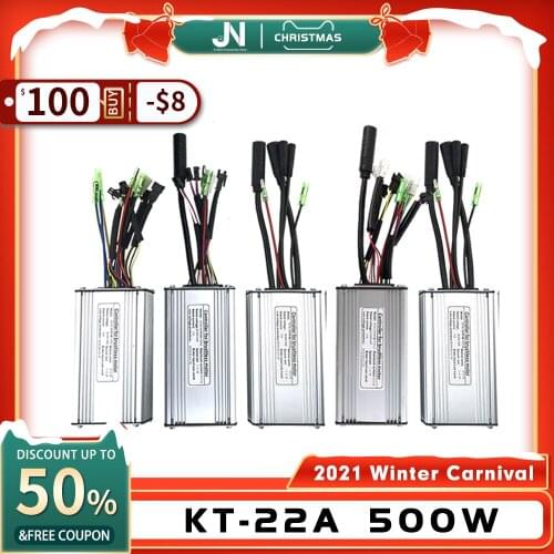 36V48V 500W750W KT-22A Electric Bike Sine Wave Brushless Controller 9 Mosfet With Kunteng LCD3/4/5 Display Ebike Accessories