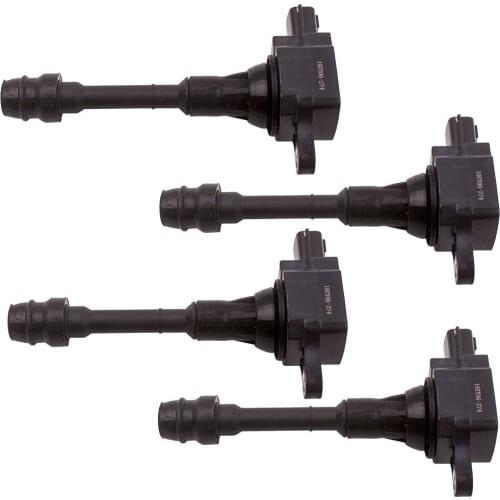 4x Ignition Coils for Nissan X-Trail T30 T31 2.5L Xtrail QR25DE Off-Road Vehicle