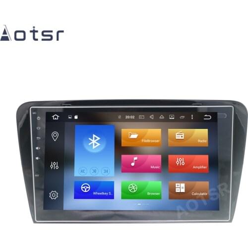 AOTSR 2 Din Car Radio Coche Android 10 For Skoda Octavia 3 2013 2018 A7 Central Multimedia Player GPS Navigation 2Din Autoradio
