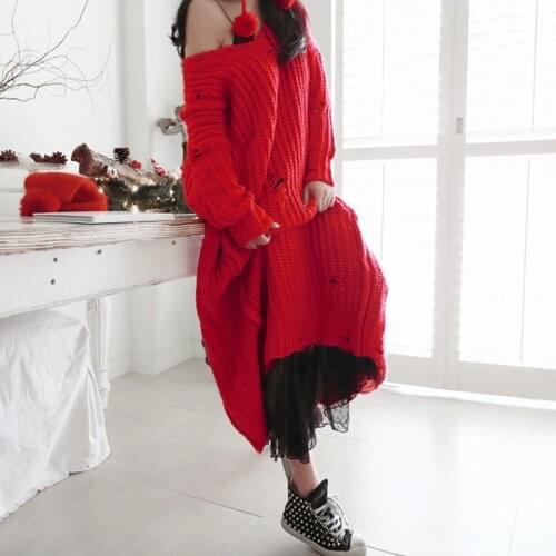BIRDTREE TB Fashionable Knitted Dresses