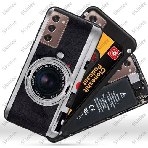 Skinlee Case For Samsung S20 FE All Protection Retro Camera Pattern Gamepad For Samsung Galaxy S21 Fan Edition Ultra Plus Cover