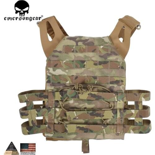 EMERSONGEAR Tactical Vest MOLLE JPC Vest Airsoft Paintball Molle Vest Chest Protective Plate Carrier Multicam Combat Vest EM7344