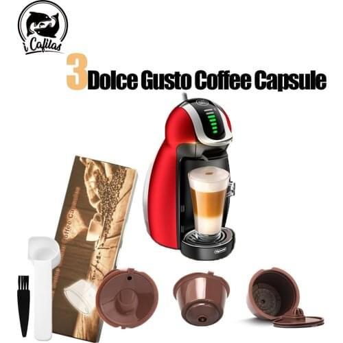 New 3rd Generation for Nescafe Dolce Gusto Reusable Coffee Filter Dolci Gusto Capsule Cup with Metal Mesh Cafeteira Dripper