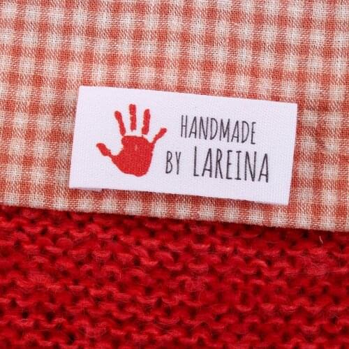 Personalized Tags, Fabric Labels, Sew on Labels, Printed Tags, Sew on Name Labels, Clothing Name Labels, Fold tags (MD1205)