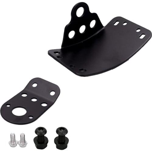 Motorcycle Side Mount Taillight License Plate Holder Bracket For