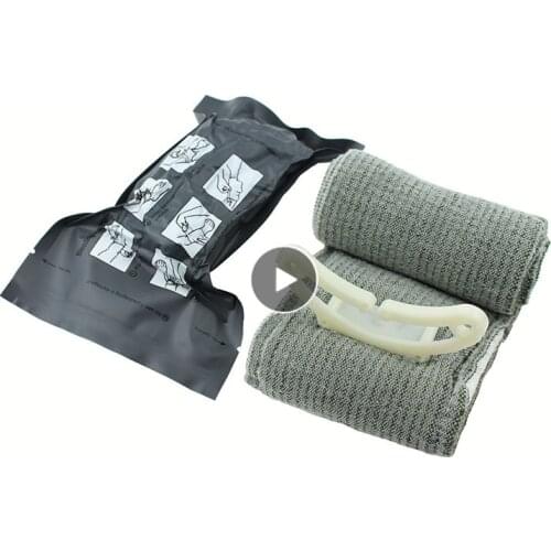 Wrap-Tape Bandage First-Aid Self-Adhesive Elastic Sports Camping Outdoor Hemostasis Fabric Safety Survival Bandage Trauma Hiking