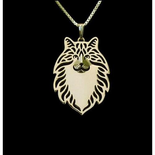 Wholesale Handmade Boho Chic Norwegian Forest Cat Pendant Necklace Female and Male Gift Jewelry Pendant-12pcs/Lot